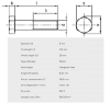 Bilde av Skruer,A4-80 Din 931 M8x130