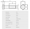 Bilde av Skruer,A4-80 Din 931 M8x150