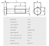 Bilde av Skruer,A4-80 Din 931 M10x40