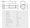 Bilde av Skruer,A4-80 Din 931 M10x200