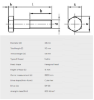 Bilde av Skruer,A4-80 Din 931 M24x110