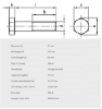 Bilde av Skruer,A4-70 Din 931 M27x270