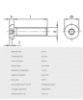 Bilde av INSEX BH ISO7380 M8x60  A4