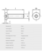 Bilde av INSEX BH ISO7380 M8x80  A4