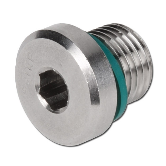 Bilde av Plugg 1 1/2" innv. 6-kt. A4 DIN 908