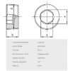 Bilde av Plugg 1.1/4" AISI316 DIN906 konisk