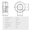 Bilde av Plugg 1.1/2" AISI316 DIN906 konisk