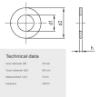 Bilde av Stoppskiver,A4 Din125 A M33 (34x60x5mm)