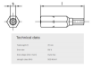 Bilde av Bits for Security skrue M6