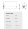 Bilde av Maskinskruer SH  ISO14581 A4 M3x6 TX 10