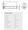 Bilde av Maskinskruer SH  ISO 14581 A4 M6x100 TX 30