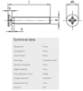 Bilde av Maskinskruer SH  ISO 14581 A4 M10x16 PHILLIPS