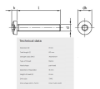 Bilde av Maskinskrue Pan ISO 14583  A4 M8x60 mm TX45