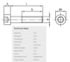 Bilde av Unbraco SYL Din 912 A4 M3x40