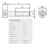 Bilde av Unbraco SYL Din 912 A4 80 M4x30