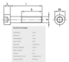 Bilde av Unbraco SYL Din 912 A4 M5x50