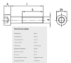 Bilde av Unbraco SYL Din 912 A4 70 M16x180