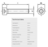 Bilde av Unbraco SYL DIN912/ISO4762 A4 80 M8x30 