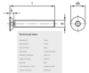 Bilde av Unbraco SH ISO 10642 A4 M10x50