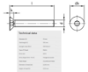 Bilde av Unbraco SH ISO 10642 A4 M10x100