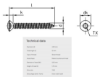 Bilde av Plateskruer LH ISO 14587 TX10 A4 2,9x13