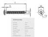 Bilde av Plateskruer LH ISO 14587 TX10 A4 2,9x16