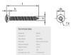 Bilde av Plateskruer LH ISO 14587 TX15  A4 3,5x38