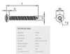 Bilde av Plateskruer LH ISO 14587 TX20 A4 4,2x32