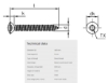 Bilde av Plateskruer LH ISO 14587 TX25 A4 4,8x13