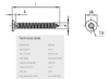 Bilde av Plateskruer SH ISO 14586 TX25 A4 5,5x25