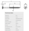 Bilde av Treskruer senk A4 Din 9047  Torx 6,0x70/42