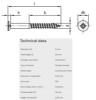 Bilde av Sponplateskrue SH A2 5x80 PZ