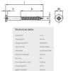 Bilde av Sponplateskrue SH A2 5x100 PZ