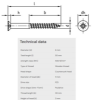 Bilde av Sponplateskrue SH A2 6x50 PZ din7997