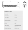 Bilde av Sponplateskrue PH  Din 9045  A4 5x80 PZ/TX