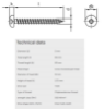 Bilde av Sponplateskrue PH  Din 9045  A4 5x80 PZ