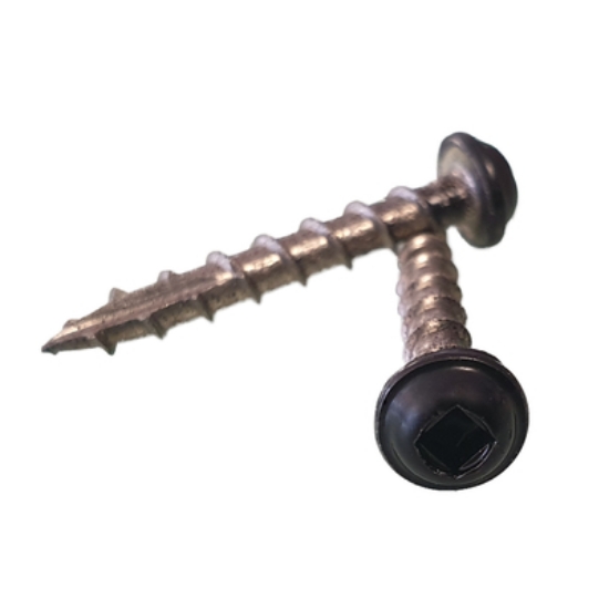 Bilde av Beslagskrue 3,5x25 A4 Sort 4-kt bits RAL9005