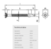 Bilde av Senkhode A2 selvbor 4,2x38 T20 bor kap 3mm Wingdrill