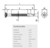 Bilde av Senkhode A2 selvbor 4,2x25 T20 bor kap 3mm Wingdrill 