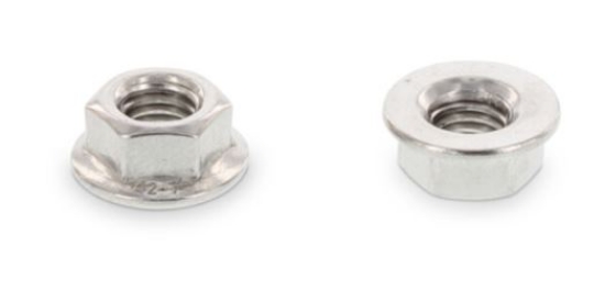 Bilde av A4 Flensmutter DIN 6923 M12 GLATT