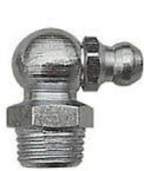 Bilde av Smørenippel,rustfri, 90gr. M8x1