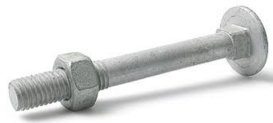 Bilde av Låseskruer VF m/mutter M10x130 DIN603