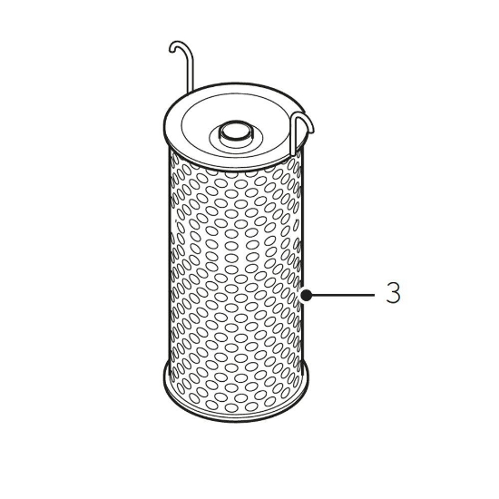 Bilde av Oljefilter til Hydrapak  NR 3 
