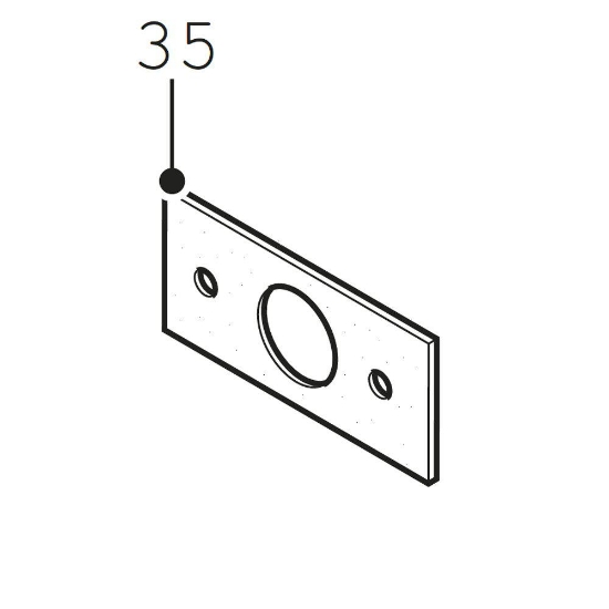 Bilde av Pakning Kork Viftemotor Hydrapak NR 35