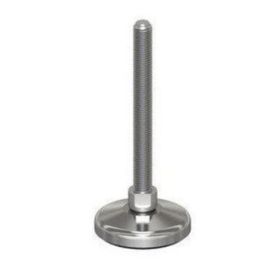 Bilde av Maskinsko rustfri 304 M12x75 ø50mm m/gummisåle